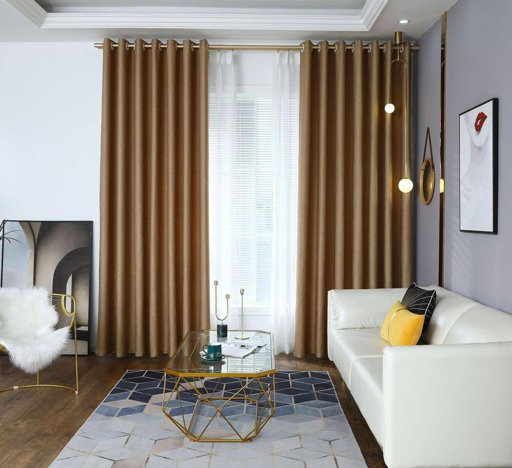 Льняные шторы