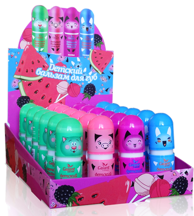 ГАЛАНТ Бальзам для губ Chupa Chups mini шоу-бокс 5 видовх4пом 20*120