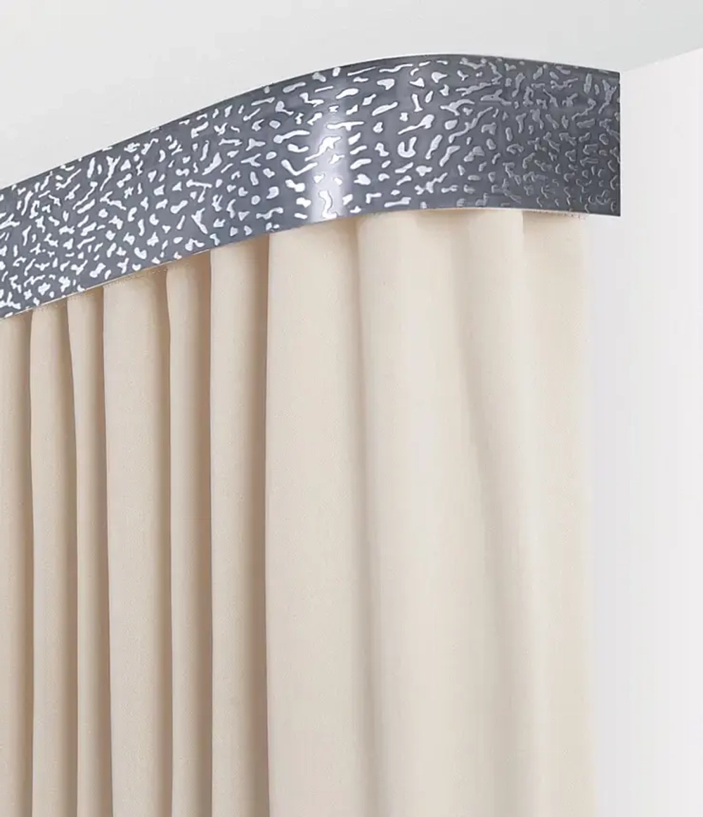 Пластиковый карниз с тиснением Legrand 2-х рядный Капелла 3600 мм