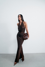 Платье EVELYN, шоколадный