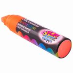 Маркер меловой "POP-ART" ОРАНЖЕВЫЙ, 15 мм, сухостираемый, для гладких поверхностей, BRAUBERG, 151541