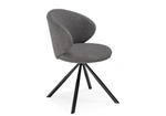 Стул на металлокаркасе Woodville Solomon крутящийся gray, black