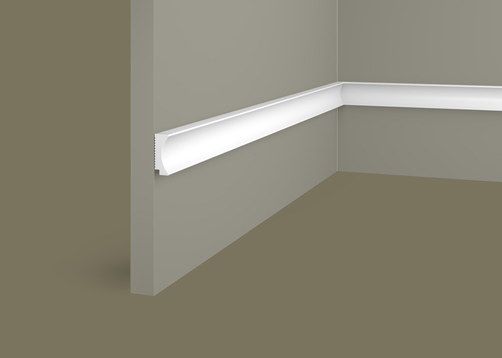 Cosca Decor. Молдинг финишный MF008, 31х12x2800мм, Экополимер
