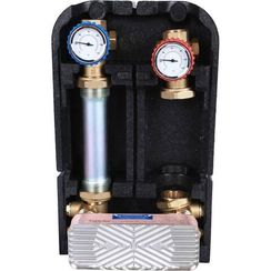 Насосная группа STOUT с теплообменником 28 пластин