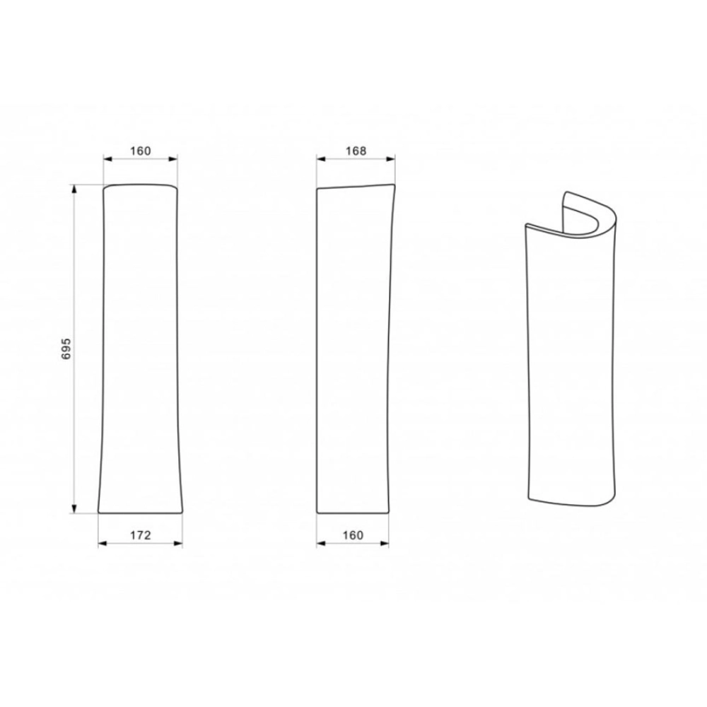 Пьедестал Santek Бриз