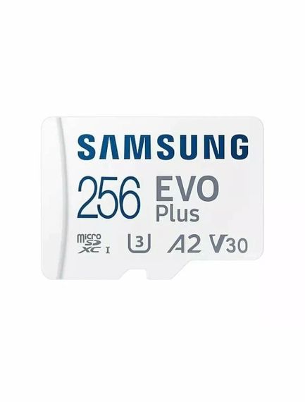 Карта памяти Samsung Evo Plus 256gb U3