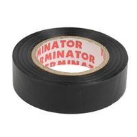 Изолента суперэластичная черная 15 мм 10 м Терминатор