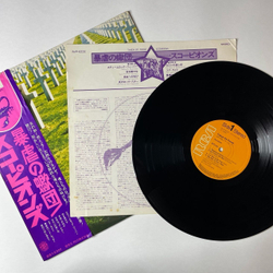Винтажная виниловая пластинка LP Scorpions Taken By Force (Japan 1978) (Obi) Steamrock Fever