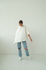 Футболка-пончо