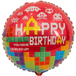 Фольгированная фигура, круг, HB YOU HAVE LEVELED UP/FM,18"/46СМ