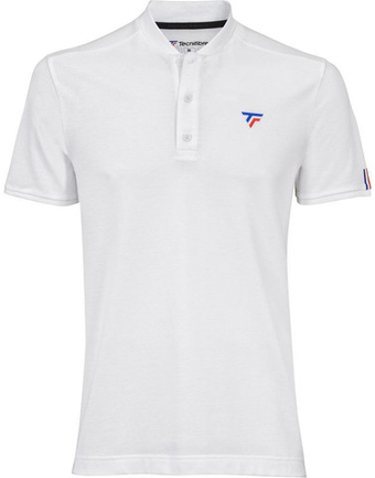 Мужское теннисное поло Tecnifibre Polo Pique - белый