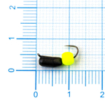 Мормышка Владимирская 206 "Гвоздик с шариком неон", с коронкой, 3мм, 0.8гр (15шт/уп)