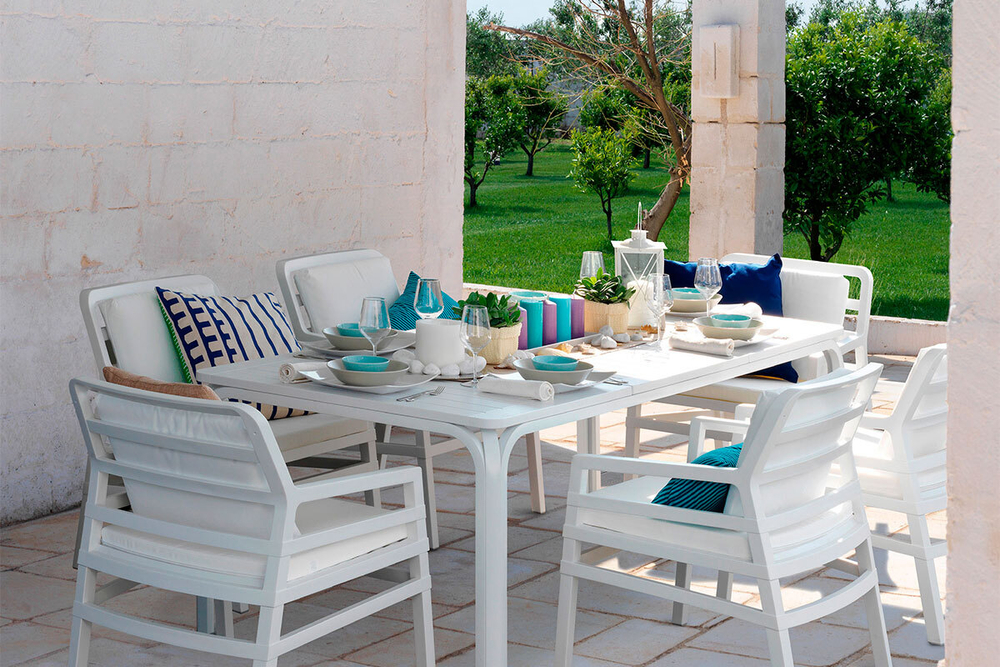 Стол раздвижной Rio 210, белый