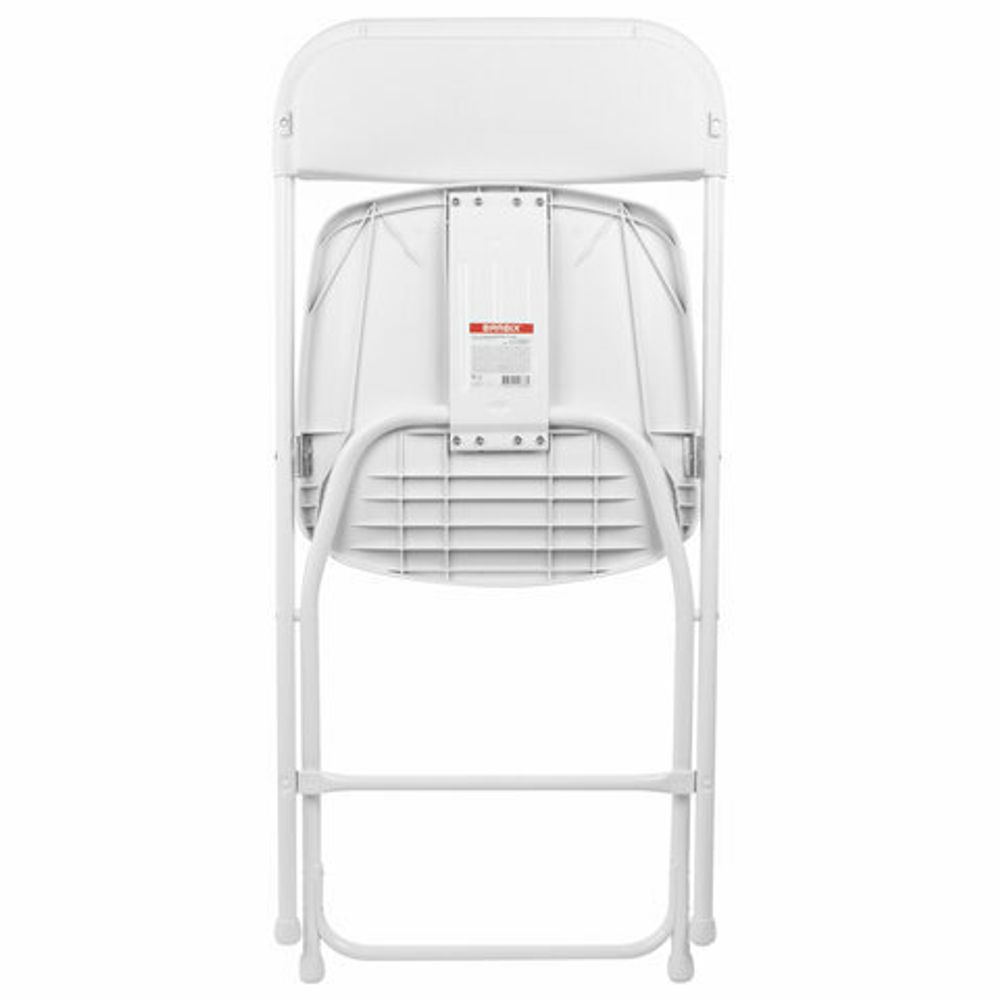 Стул складной BRABIX "Golf CF-002", белый каркас, пластик белый, 532887