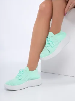 Слипоны на высокой подошве мокасины летние текстильные