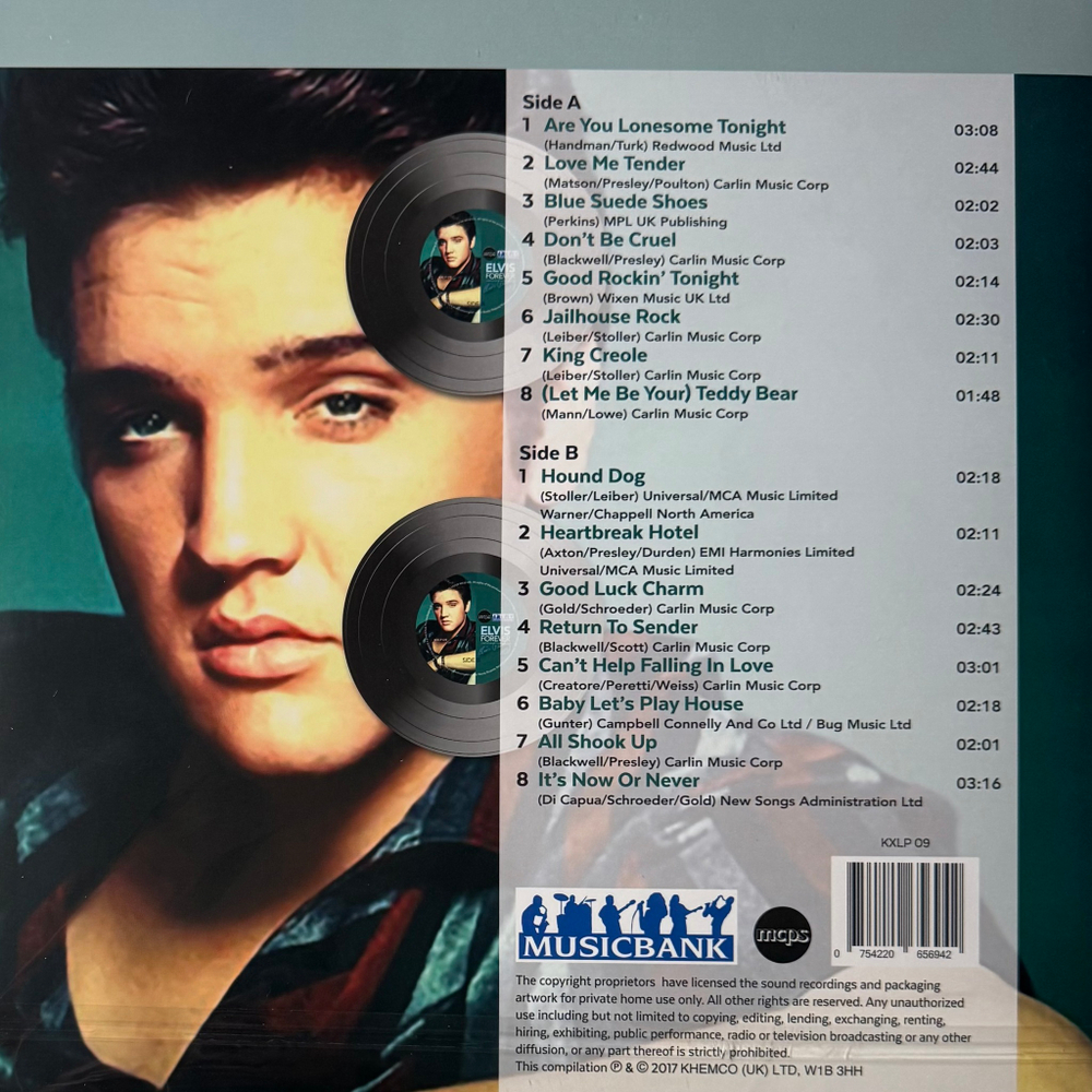 Elvis Presley – Elvis Forever - Compilation Of His Greatest Hits (Англия 2017г.)