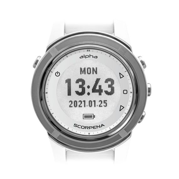 Компьютер для подводной охоты и фридайвинга Scorpena Alpha белый