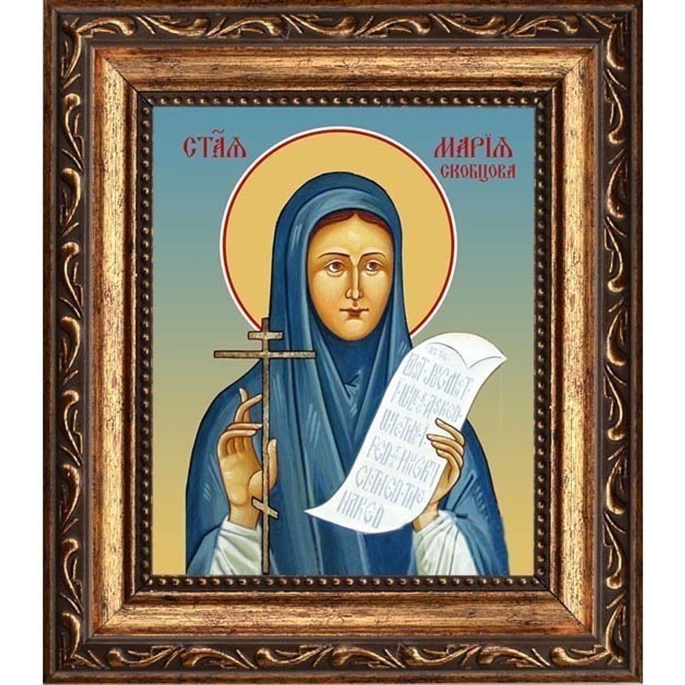 Мария Парижская (Скобцова) мученица. Икона на холсте.