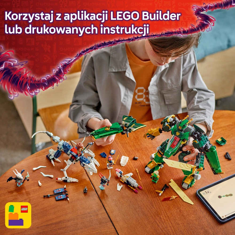 Конструктор LEGO Ninjago 71845 Реактивный мех Ллойда — фото 9