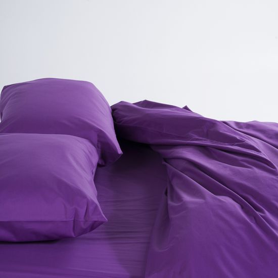 КПБ  Violet, ЕВРО макси, 70х70, простыня 140х200х30. подод 240х220.   DOMTEKC