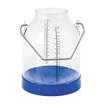 Фляга пластиковая для доения 25 л, синяя, Китай