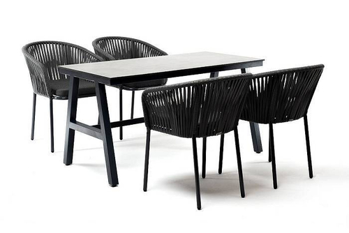 "Рио" обеденная группа на 4 персоны, стол HPL