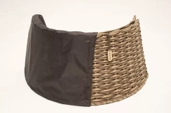 Корзина под елку Прованс 87*55*27 см., разборная, орех, ЕлкиТорг (87-219)