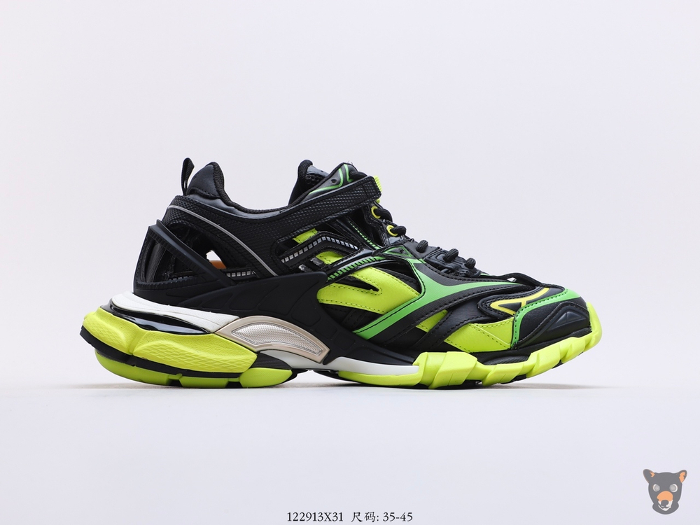 Кроссовки Track.2 Black/Neon Green