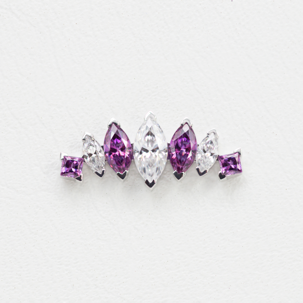 Orion tops with colored gems