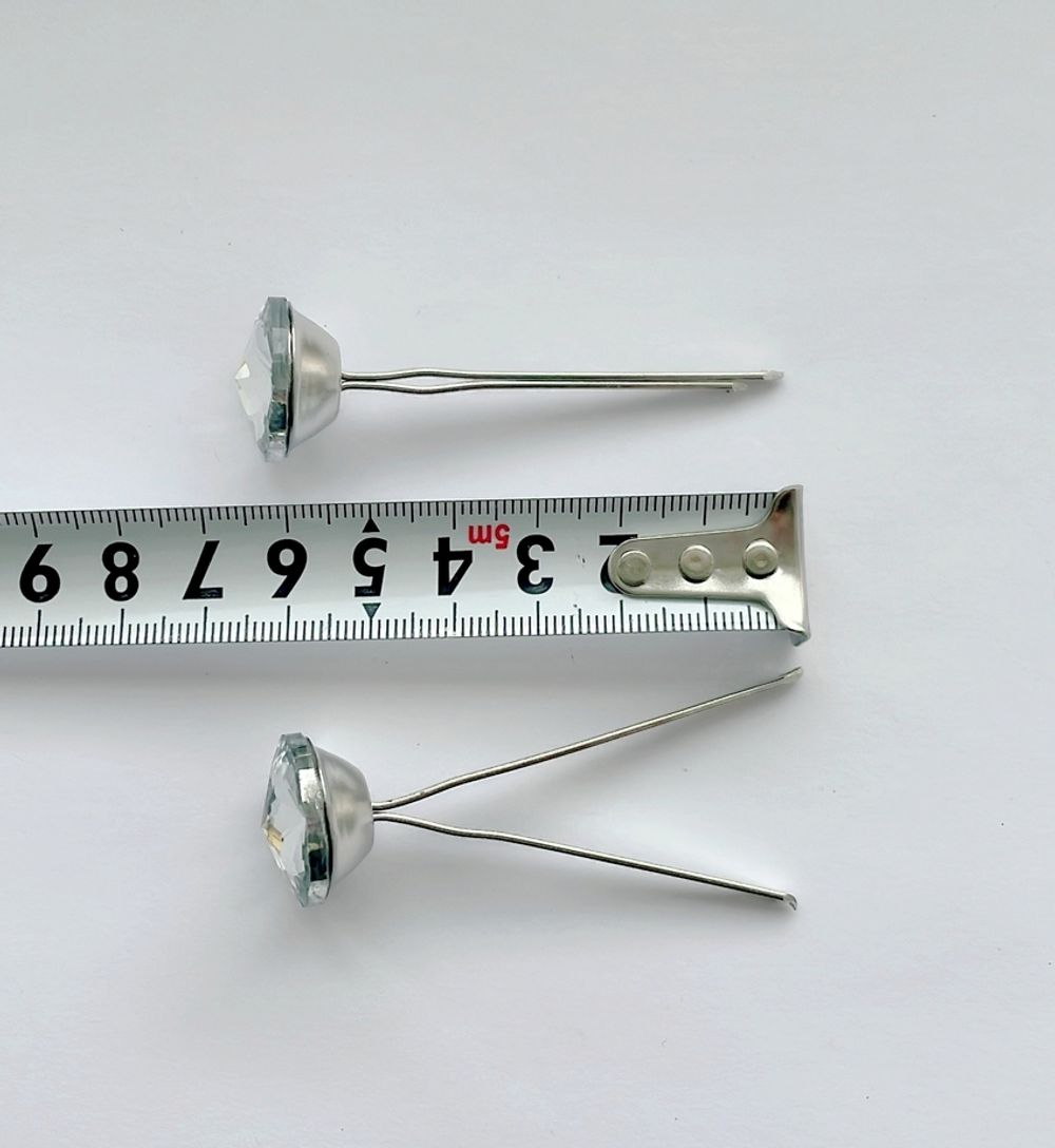 Стразы 22 мм на двойной ножке