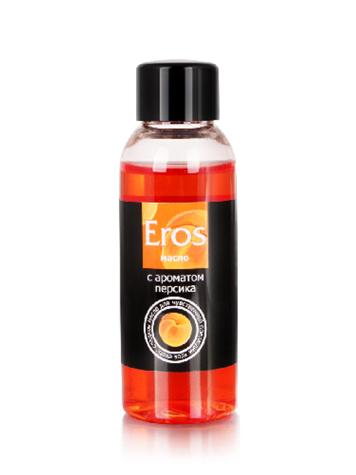 Масло массажное EROS EXOTIC (с ароматом персика) флакон 50 мл