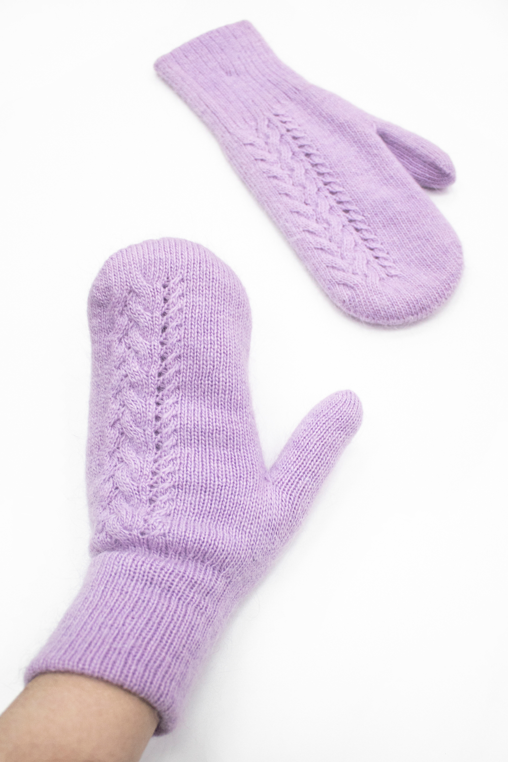 Варежки В028-05 сиреневые