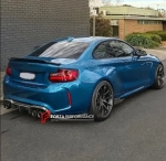 Карбоновый диффузор заднего бампера MTC Style для BMW M2 / M2C F87 2017-2021 БМВ тюнинг