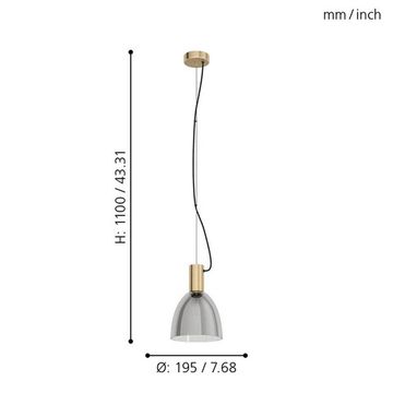 Подвесной светильник 1*E27 99313 бронзовый LEBALIO Eglo
