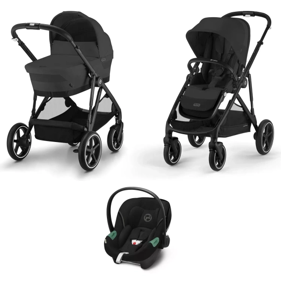 Детская коляска Cybex Gazelle S 3 в 1 BLK Moon Black