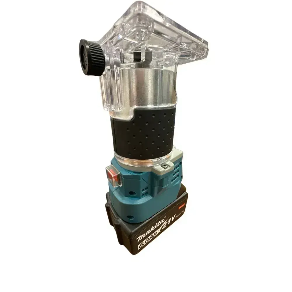 Фрезер кромочный Аккумуляторный по дереву 21V 6.0 Ah