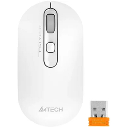 Мышь A-4Tech Мышь Fstyler FG20S белый / серый оптическая (2000dpi) silent беспроводная USB для ноутбука (3but)