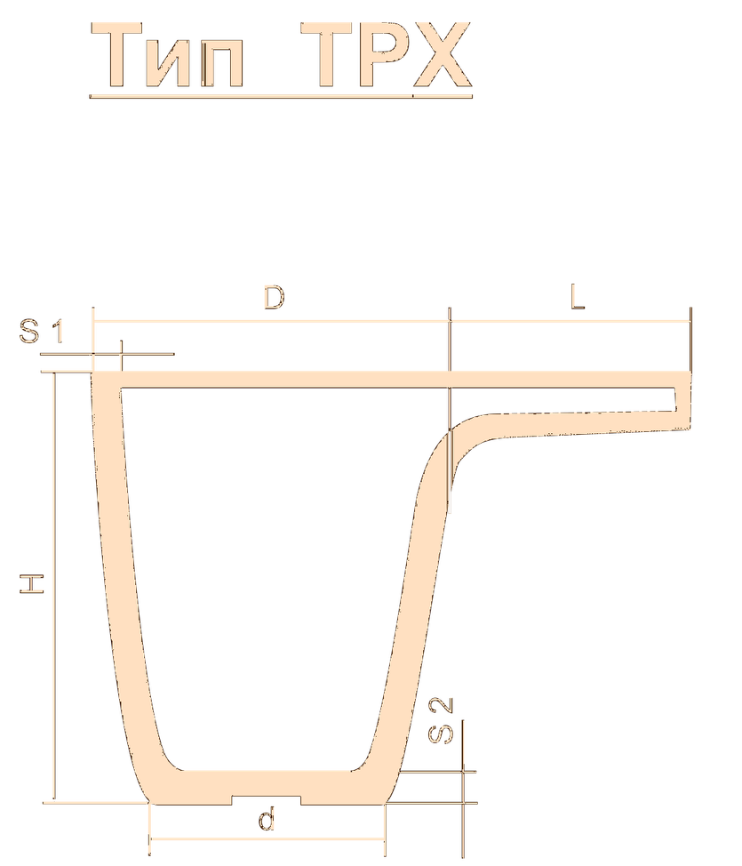 Тигель TPX 400 Lн=380в