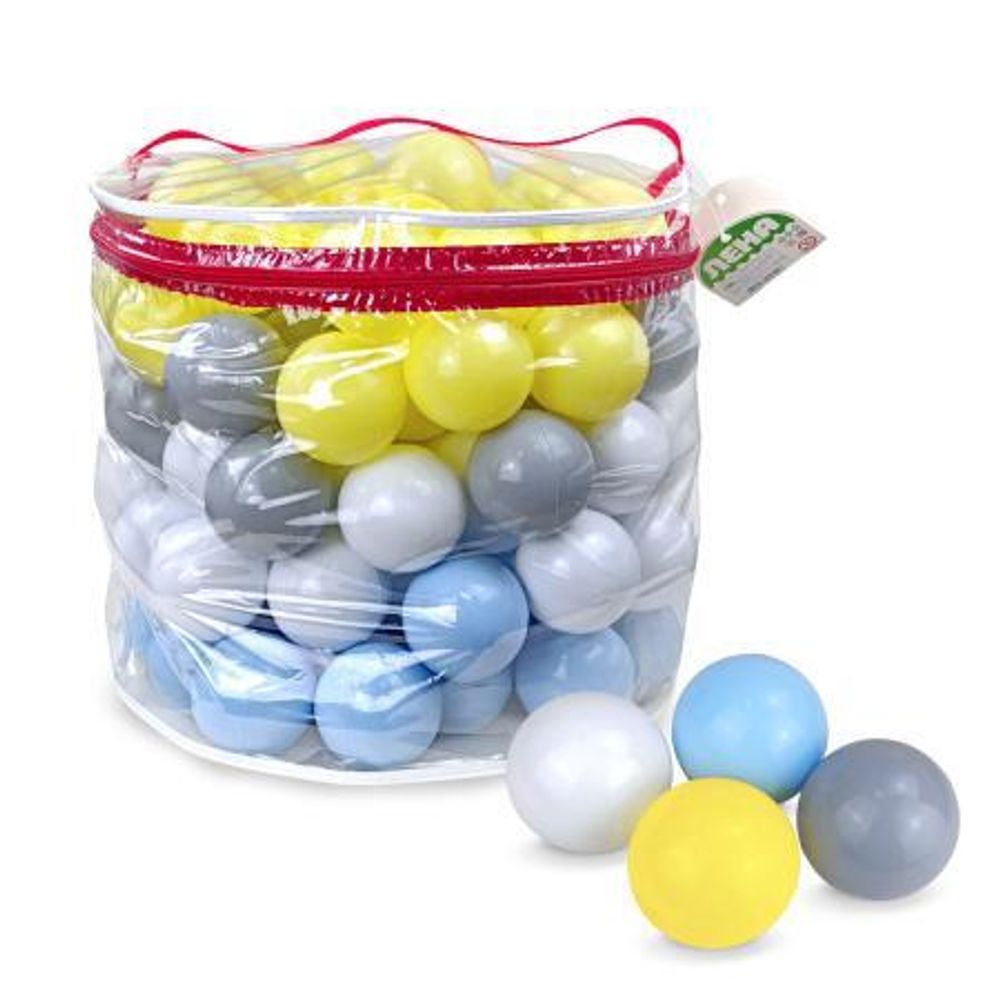 Шары бассейна "Сканди" 100 шт, в сумке ПВХ (Лена) Шары бассейна "Сканди" 100 шт, в сумке ПВХ (Лена)