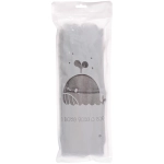 Мочалка для тела «Premium - Sandal», цвет серый, 70*10см (зип пакет и наклейка Ultramarine)✦