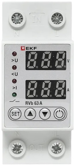 Реле напряжения EKF rvb-m63a