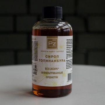POLEZIUM Сироп из топинамбура НАТУРАЛЬНЫЙ, пл.б., 250мл /330 гр.