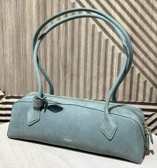 Сумка ALAIA LE TECKEL MEDIUM из нубука