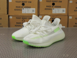 Кроссовки Adidas yeezy boost 350 v2 white green blanc