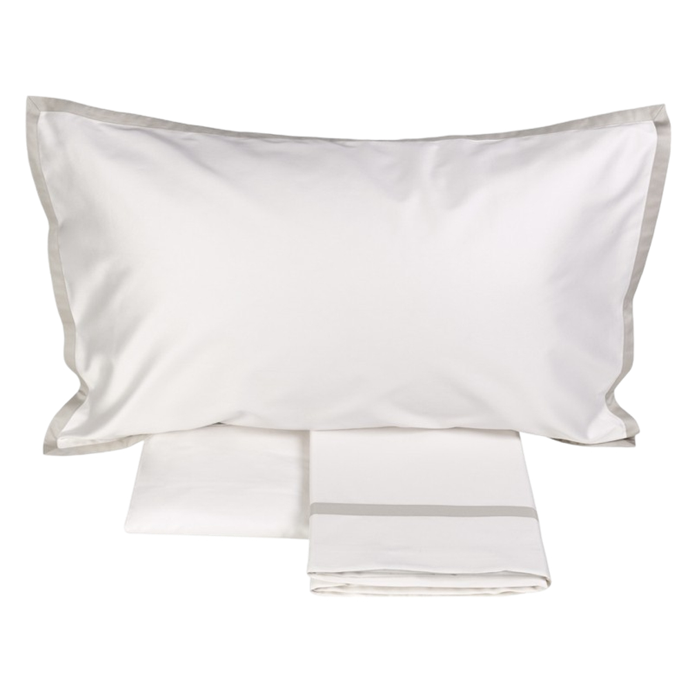Постельное белье Hellen (240 x 220 см) Bianco Seta/Grigio