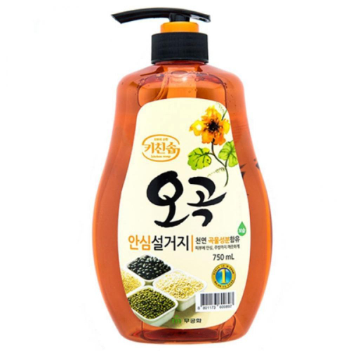 Средство для мытья посуды и овощей со злаками Namza "Five grains" 750 мл