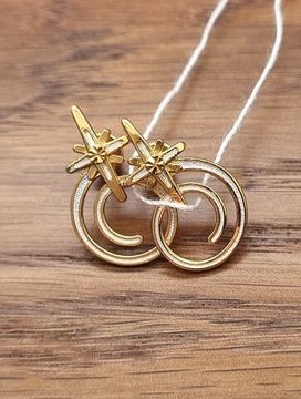 Серьги гвоздики Вифлиемская звезда