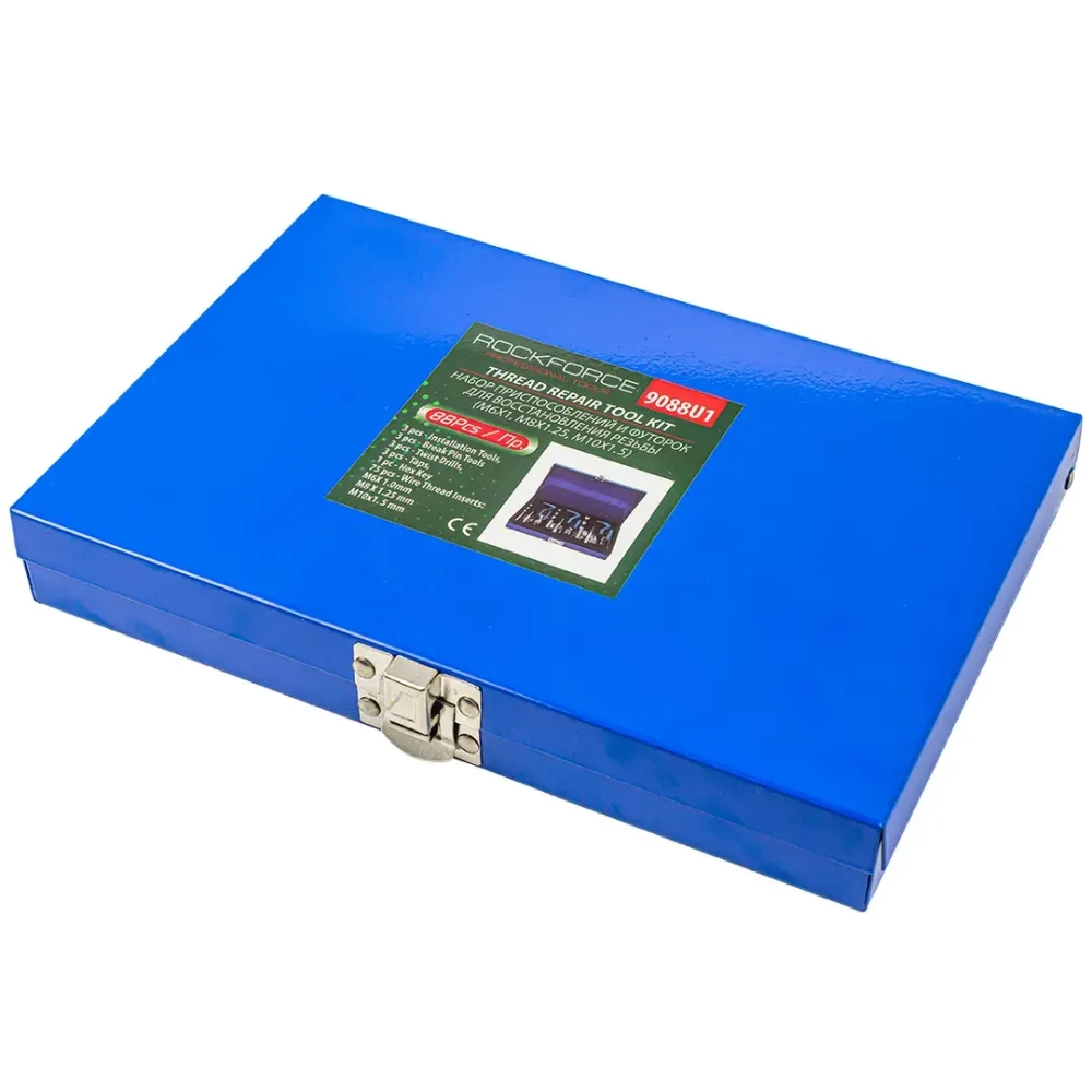 Набор для восстановления резьбы комбинированный 88пр. RockForce##Rock FORCE RF-9088U1