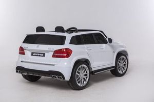Детский электромобиль Joy Automatic Mercedes Benz AMG GLS63 LUXE белый фото №8