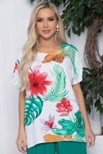 Костюм Шейла (зеленый/цветы) К10513 LT Collection